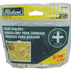 RICHARD 102920 3/16 IN. FLOOR TILE SPACER (PACK OF 200)
