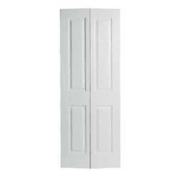 BIFOLD 2 PANEL SQUARE HOLLOW DOOR 36" X 80" X 1 3/8"  (TRACK HARDWARE INCLUDED)