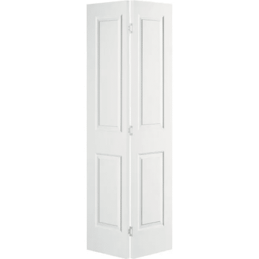 BIFOLD 2 PANEL SHAKER HOLLOW DOOR 24" X 80" X 1 3/8" (TRACK HARDWARE INCLUDED)