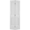 BIFOLD 2 PANEL SHAKER HOLLOW DOOR 36" X 80" X 1 3/8" (TRACK HARDWARE INCLUDED)