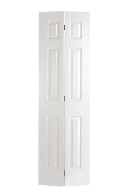 BIFOLD 6 PANEL HOLLOW DOOR 24" X 80" X 1 3/8" (TRACK HARDWARE INCLUDED)