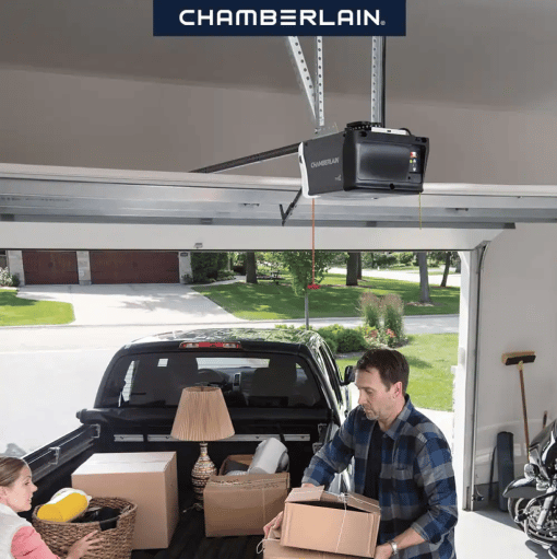 CHAMBERLAIN B2405C 1/2-HP Ultra Quiet Belt Drive Garage Door Opener with Wi-Fi