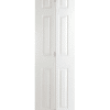 BIFOLD 6 PANEL HOLLOW DOOR 30" X 80" X 1 3/8" (TRACK HARDWARE INCLUDED)