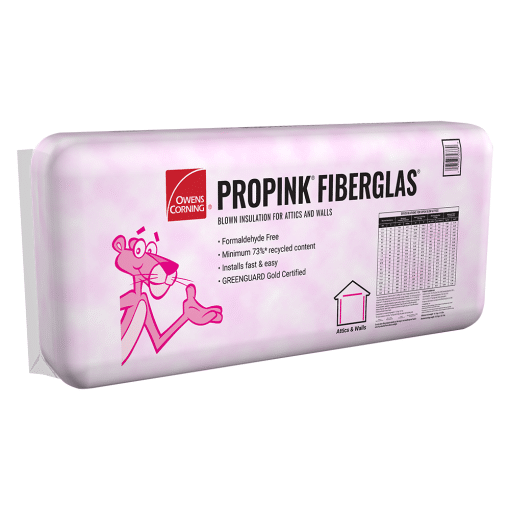 OWENS CORNING PROPINK FIBERGLASS BLOWING INSULATION