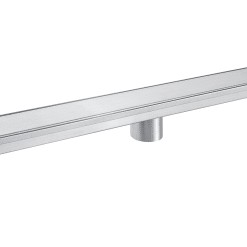TZO D02S-BS24 24 INCH TILE IN/SOLID BRUSHED STAINLESS LINEAR SHOWER DRAIN