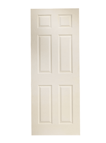 6 PANEL HOLLOW CORE DOOR 18INX80INX1-3/8IN