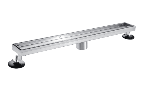 TZO D02S-BS36 36 INCH TILE IN/SOLID BRUSHED STAINLESS LINEAR SHOWER DRAIN