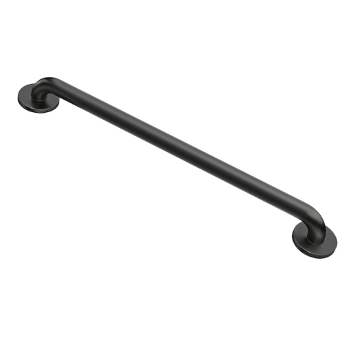 MOEN L8724BL MOEN HOME CARE MATTE BLACK 24" CONCEALED SCREW GRAB BAR