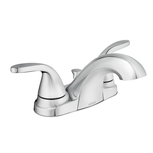 MOEN 84603 ADLER CHROME TWO-HANDLE BATHROOM FAUCET