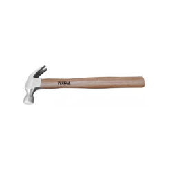 TOTAL TOOLS THTW7308 8OZ CLAW HAMMER(WOODEN HANDLE)