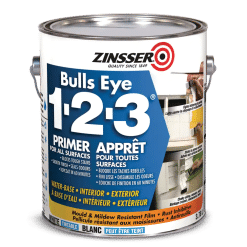 ZINSSER BULLS EYE 123 WHITE PRIMER 3.78 L - Z02012
