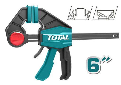 TOTAL TOOLS THT1340601 6" QUICK BAR CLAMP