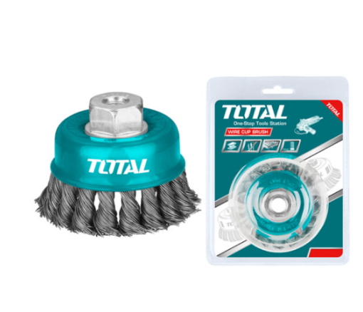 TOTAL TOOLS UTAC32031 3" WIRE CUP BRUSH