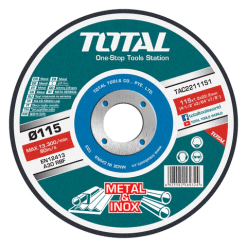 TOTAL TOOLS TAC2211151 4.5"X3/64"X7/8" ABRASIVE METAL CUTTING DISC