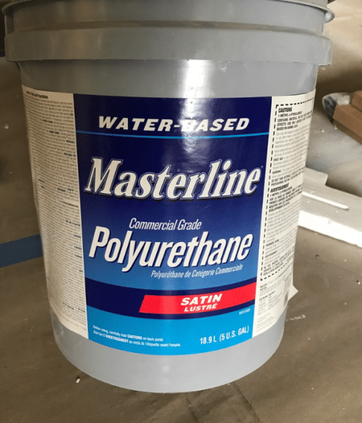 MASTERLINE WATERBASED POLYURETHANE SATIN 18.2 L